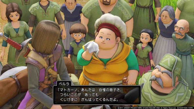 DQ11-イシの村のみんな